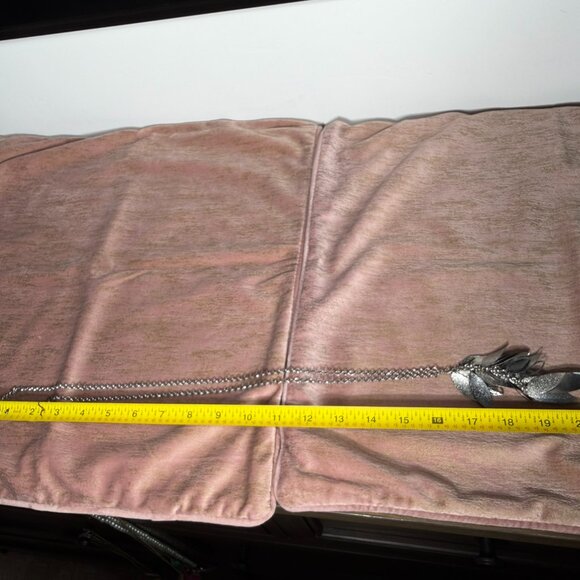 Charming Charlie Silver-Tone Leaf Pendant Necklace — 32" Chain - Picture 4 of 4